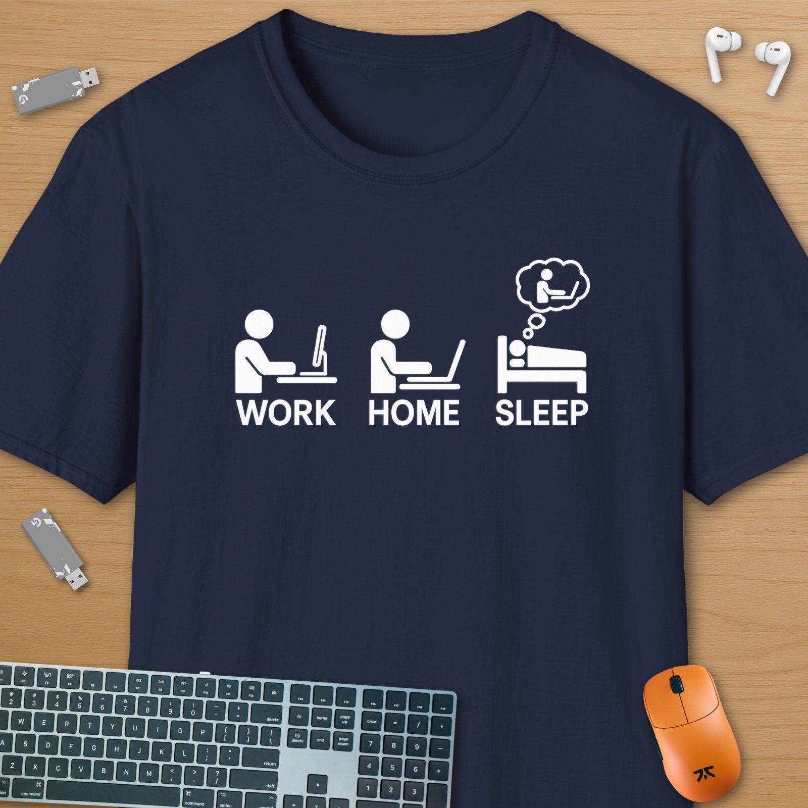 Work, home, sleep