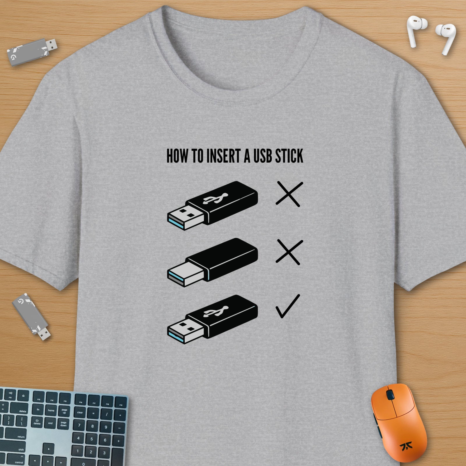 How to insert a USB stick