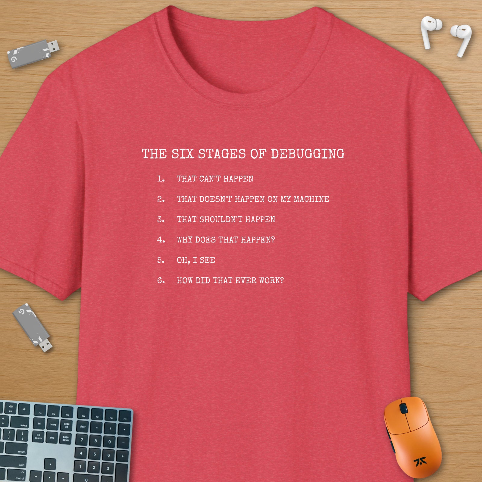 The six stages of debugging