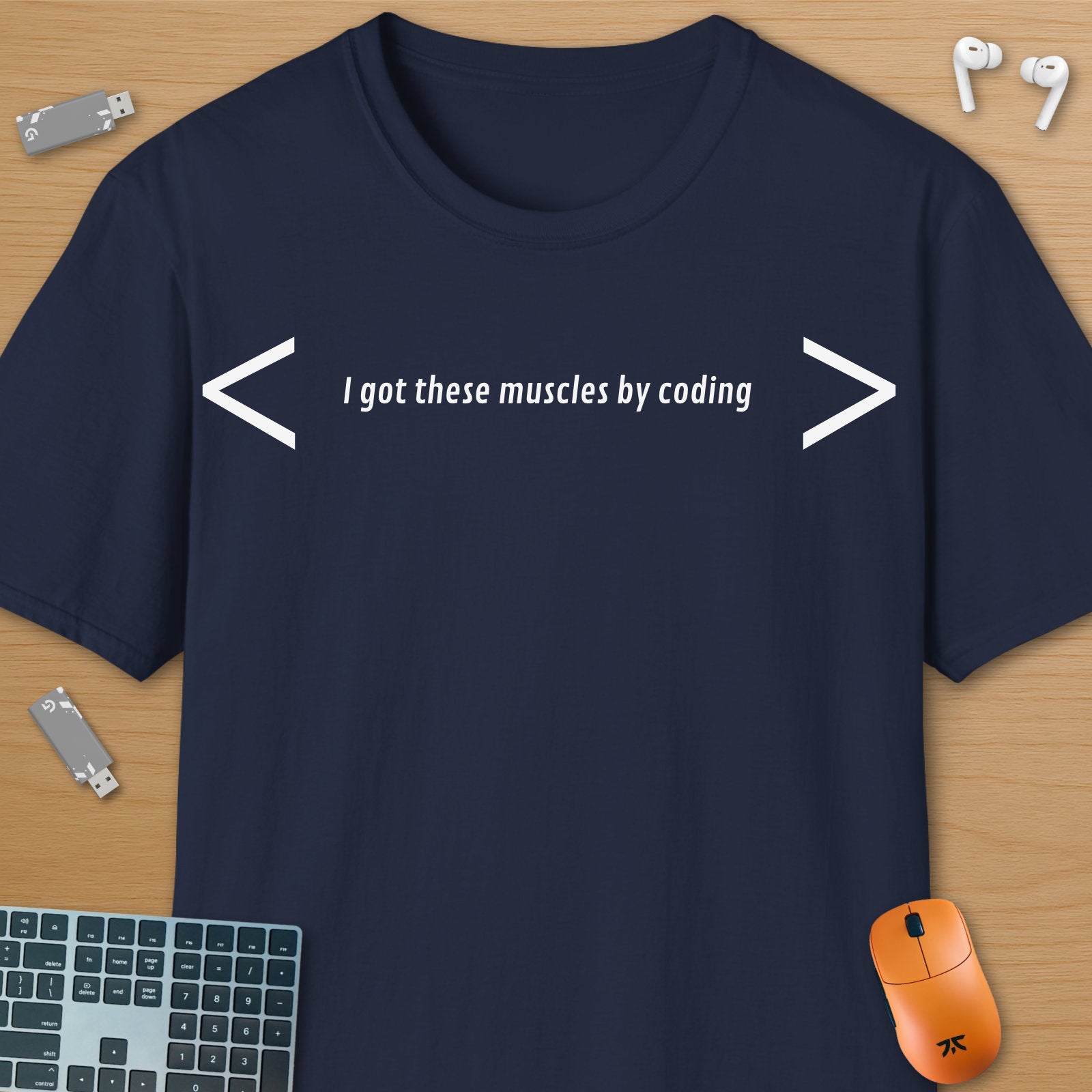 I got these muscles by coding