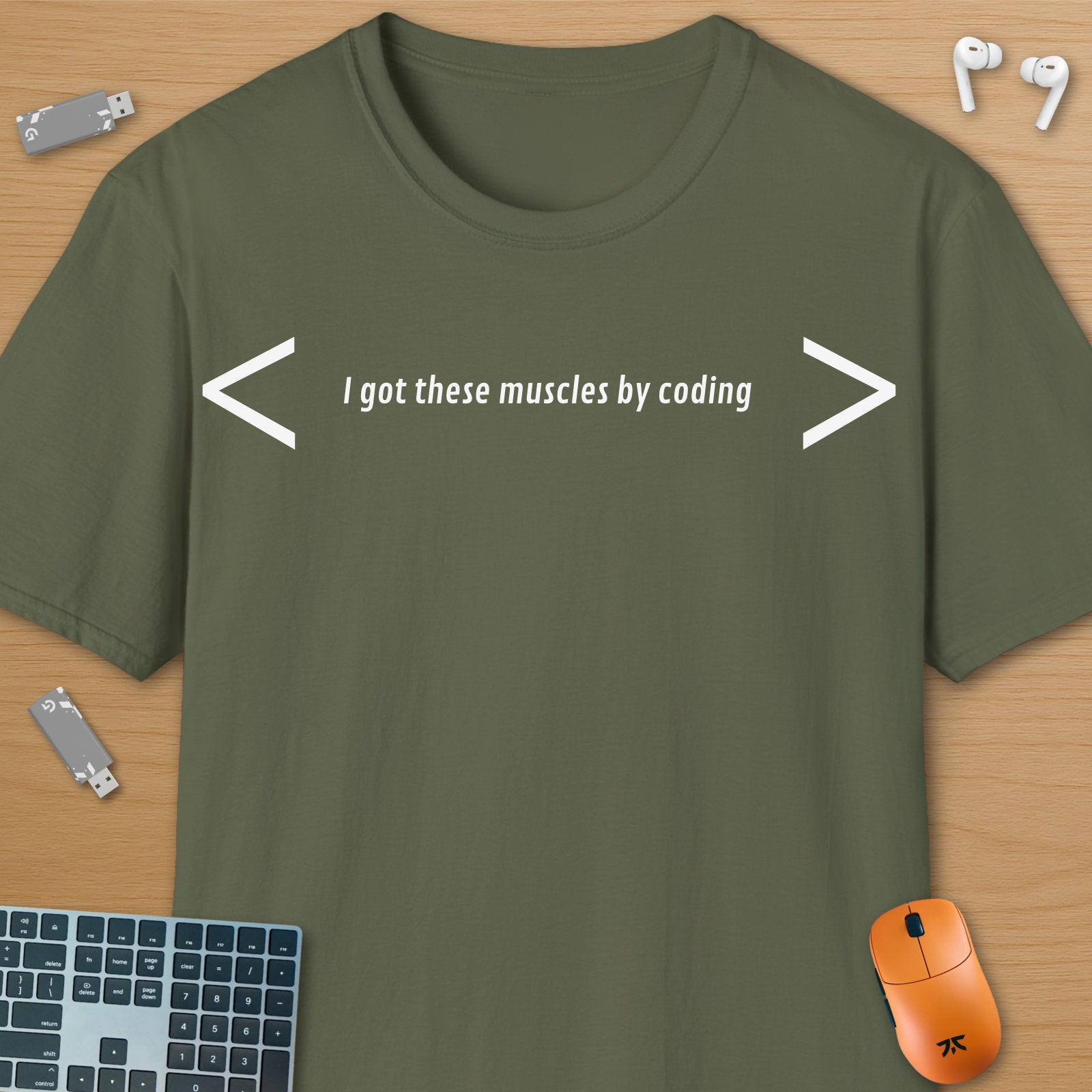 I got these muscles by coding