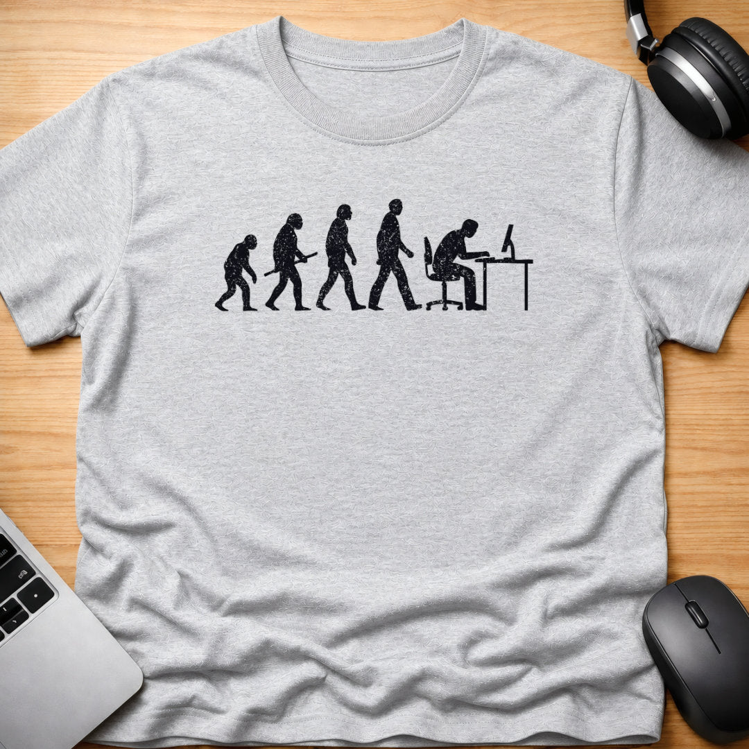 Evolution of man t-shirt
