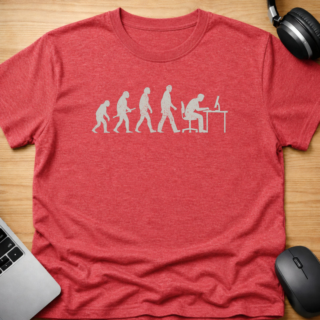 Evolution of man t-shirt