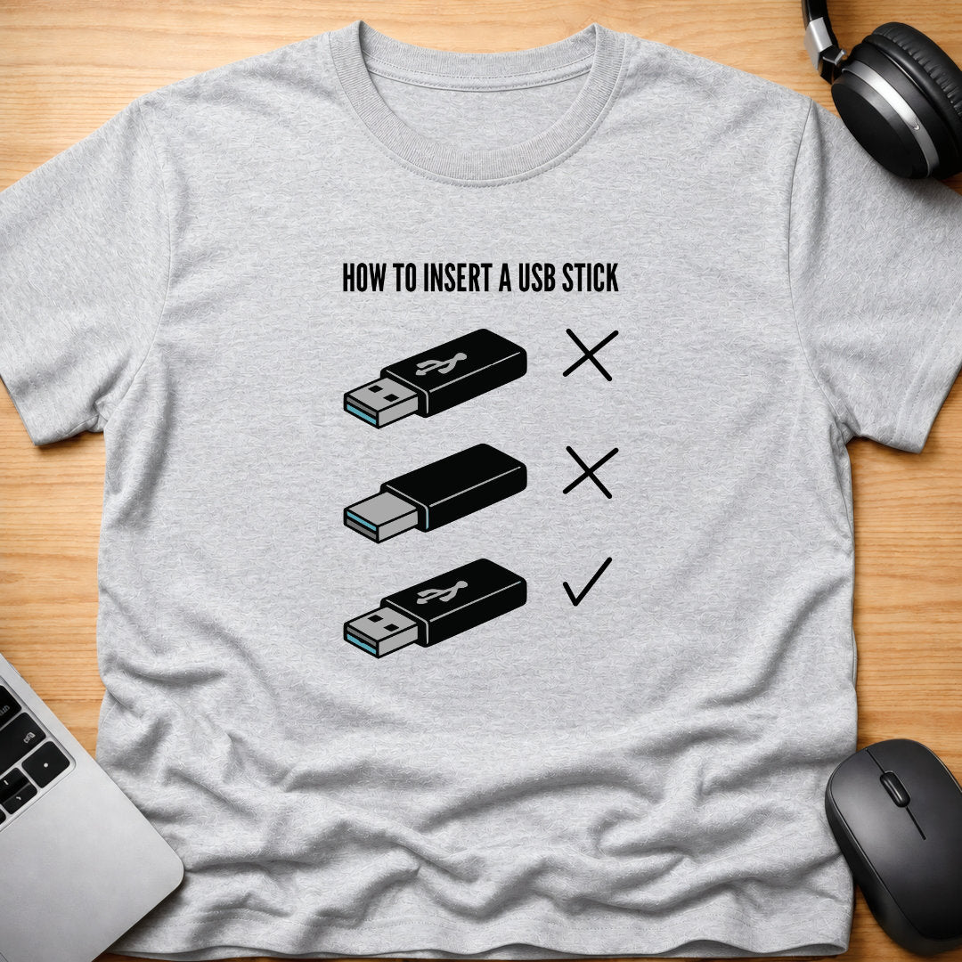 How to insert a USB stick