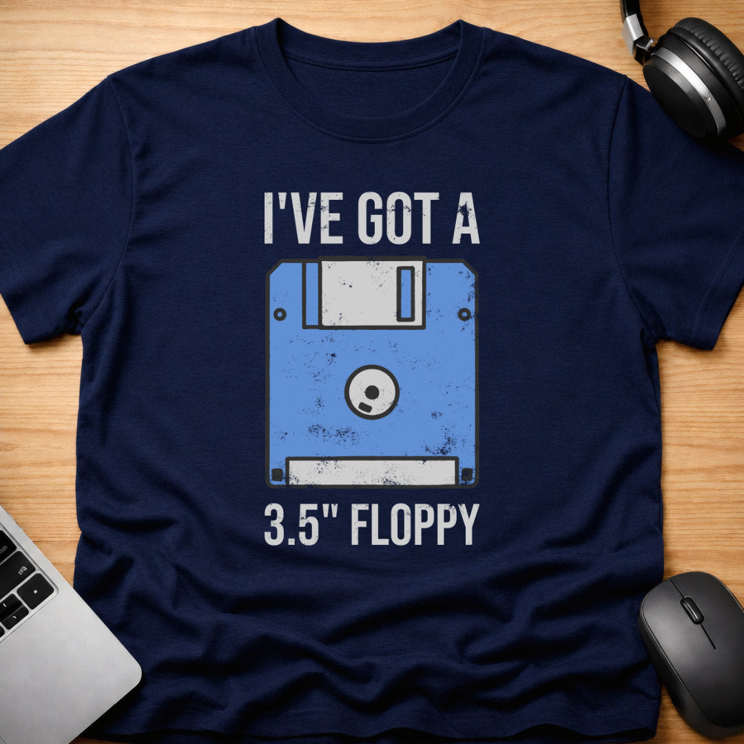 I've got a 3.5" floppy t-shirt