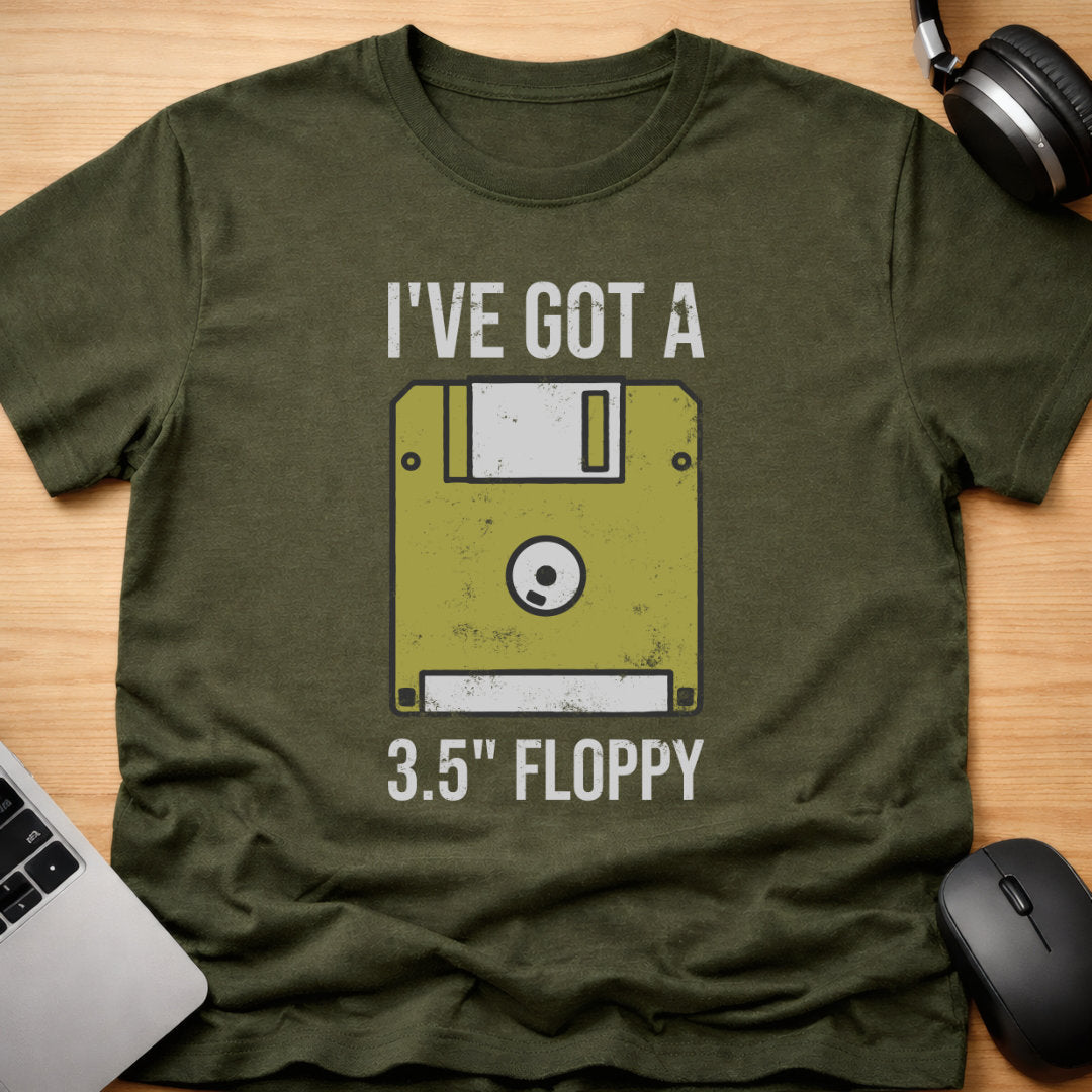 I've got a 3.5" floppy t-shirt