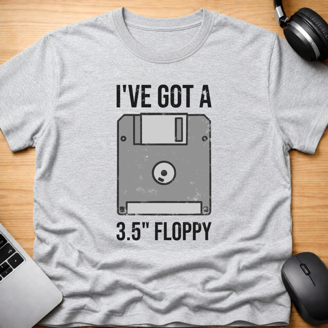 I've got a 3.5" floppy t-shirt