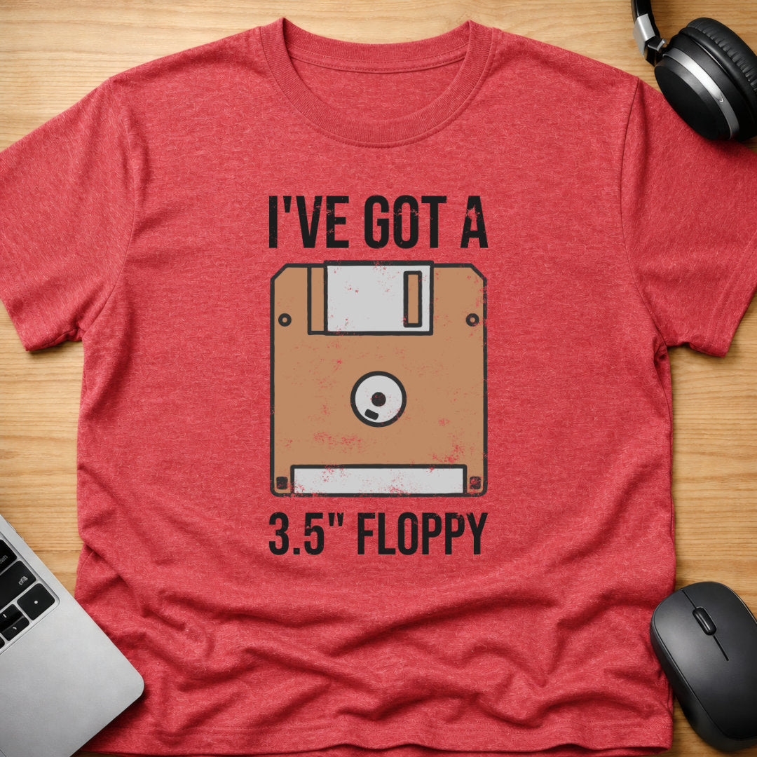 I've got a 3.5" floppy t-shirt