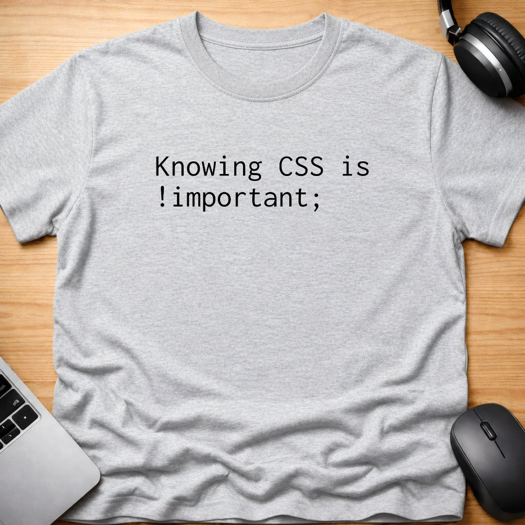 Knowing CSS is important