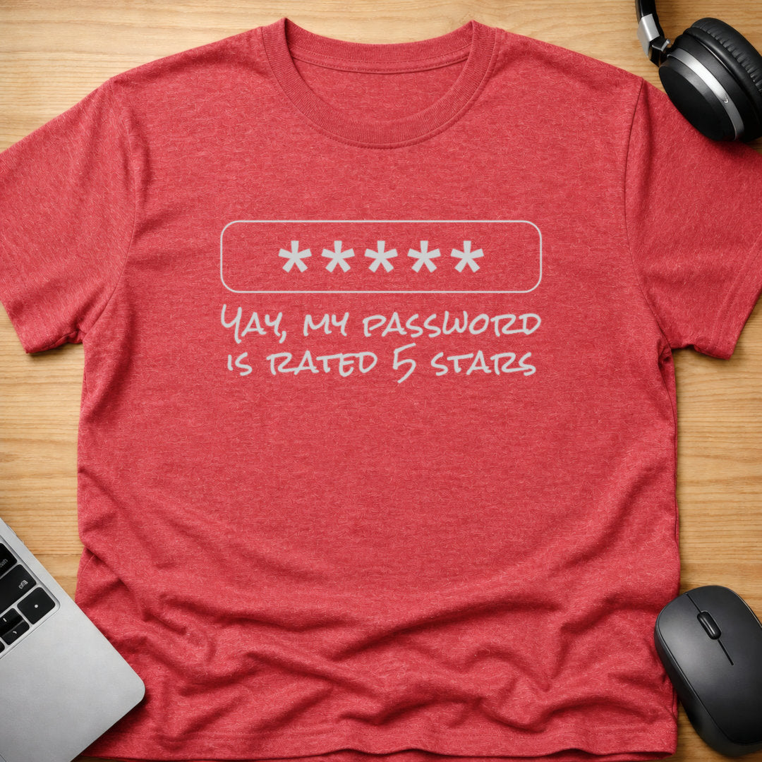 Yay, my password is rated 5 stars