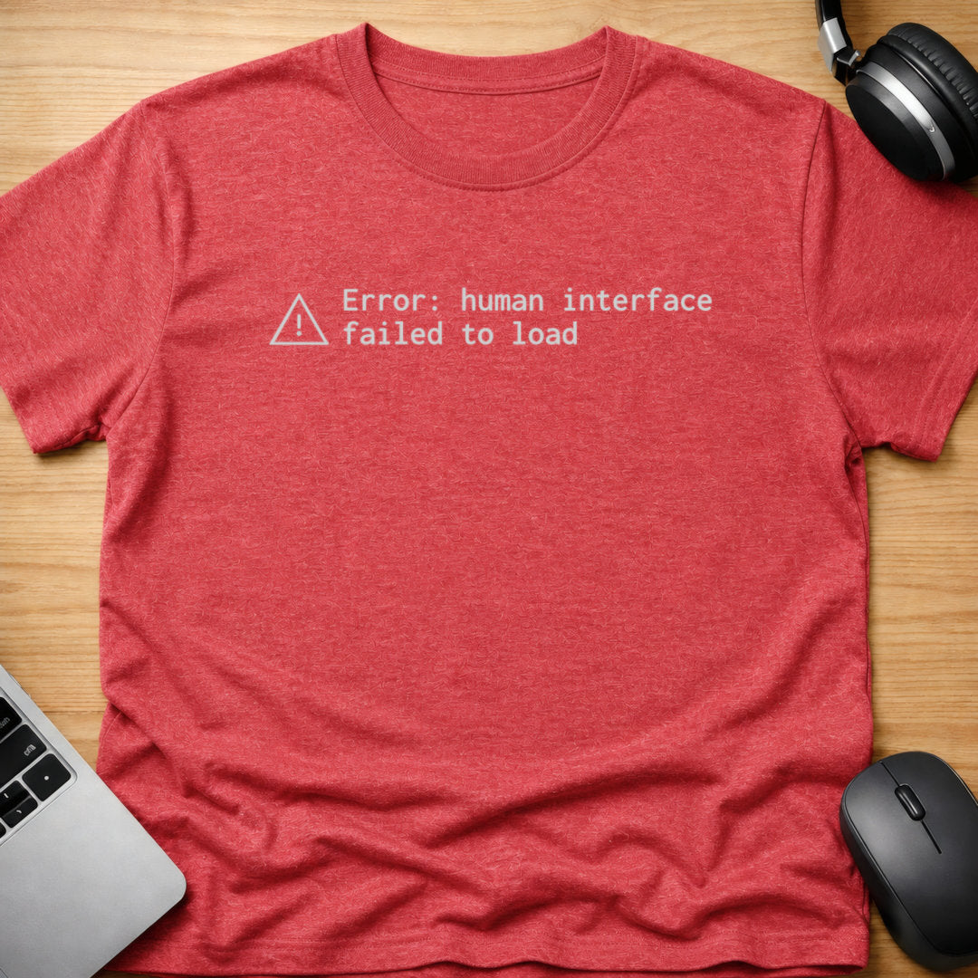 Error: human interface failed to load