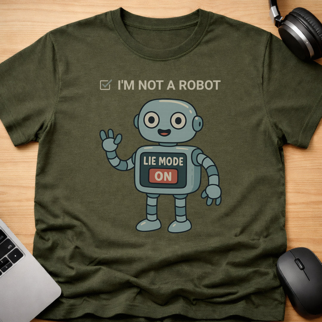 I'm not a robot t-shirt