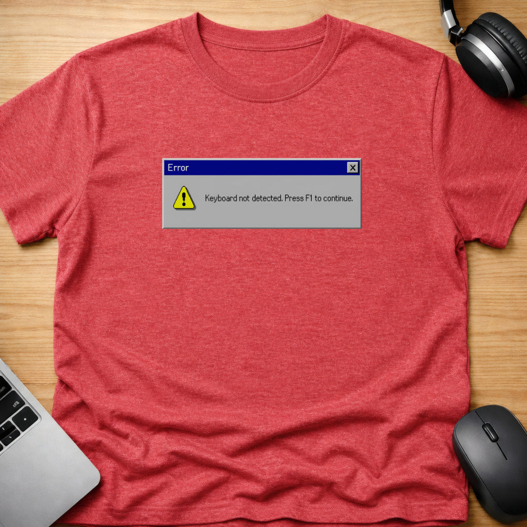 Keyboard not detected, t-shirt