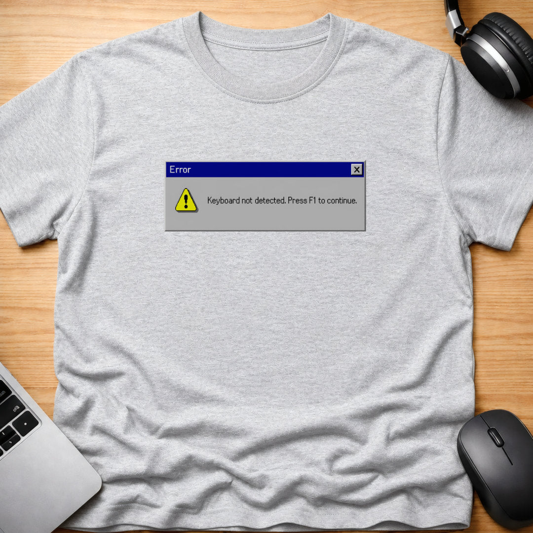 Keyboard not detected, t-shirt