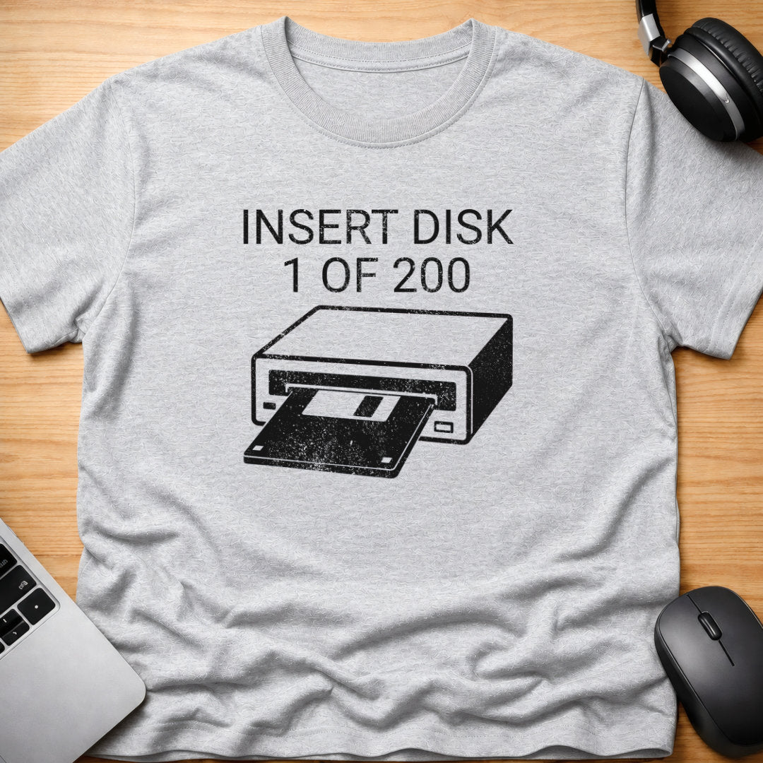 Insert disk 1 of 200
